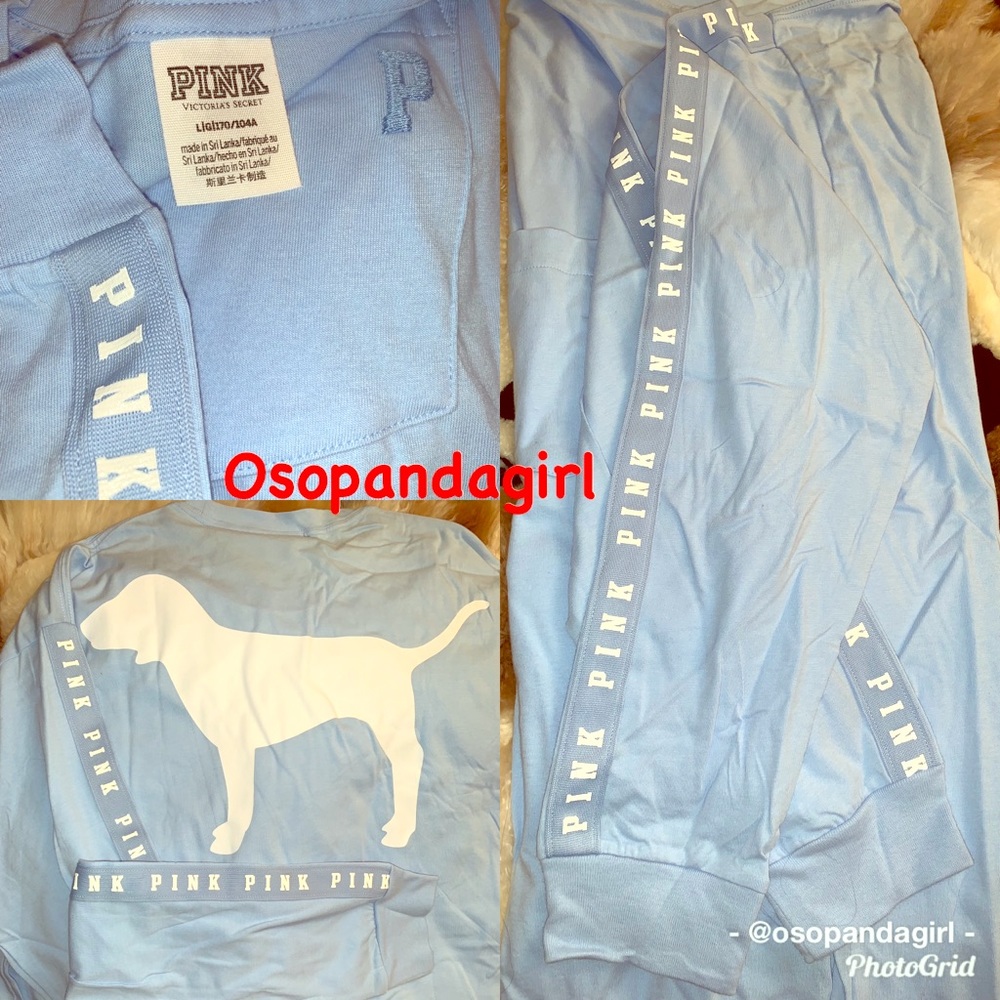 PINK long sleeve tee shirt Size L